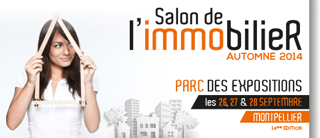 Affiche du Salon de l'Immobilier de Montpellier 2014